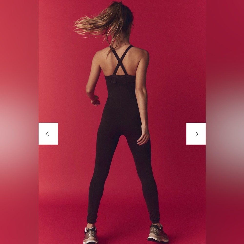 Free People Good Karma Plunge Onesie - Picture 2 of 10